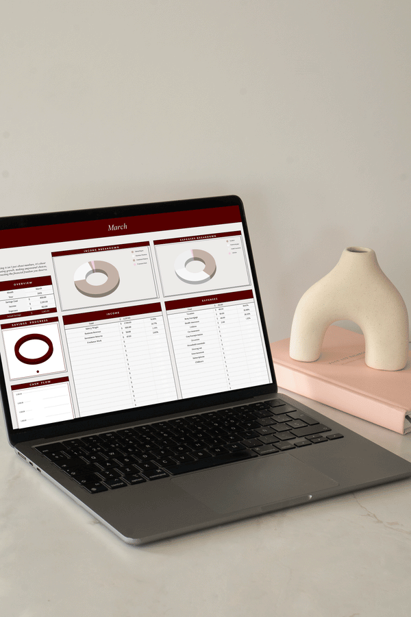 Best Wellness & Financial Planner Template 2025 | Posh & Balanced